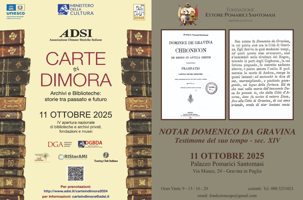 Carte in Dimora. Archivi e biblioteche: storie tra passato e futuro